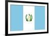 Sovereign State Flag Of Country Of Guatemala In Official Colors-Speedfighter-Framed Art Print