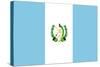 Sovereign State Flag Of Country Of Guatemala In Official Colors-Speedfighter-Stretched Canvas