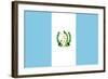 Sovereign State Flag Of Country Of Guatemala In Official Colors-Speedfighter-Framed Art Print