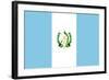 Sovereign State Flag Of Country Of Guatemala In Official Colors-Speedfighter-Framed Art Print