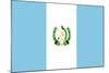 Sovereign State Flag Of Country Of Guatemala In Official Colors-Speedfighter-Mounted Art Print