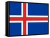 Sovereign State Flag Of Country Of Iceland In Official Colors-Speedfighter-Framed Stretched Canvas