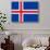 Sovereign State Flag Of Country Of Iceland In Official Colors-Speedfighter-Stretched Canvas displayed on a wall