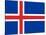 Sovereign State Flag Of Country Of Iceland In Official Colors-Speedfighter-Stretched Canvas