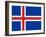 Sovereign State Flag Of Country Of Iceland In Official Colors-Speedfighter-Framed Art Print