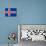 Sovereign State Flag Of Country Of Iceland In Official Colors-Speedfighter-Mounted Art Print displayed on a wall