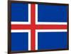 Sovereign State Flag Of Country Of Iceland In Official Colors-Speedfighter-Framed Art Print