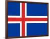 Sovereign State Flag Of Country Of Iceland In Official Colors-Speedfighter-Framed Art Print