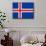 Sovereign State Flag Of Country Of Iceland In Official Colors-Speedfighter-Mounted Art Print displayed on a wall