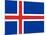 Sovereign State Flag Of Country Of Iceland In Official Colors-Speedfighter-Mounted Art Print