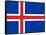Sovereign State Flag Of Country Of Iceland In Official Colors-Speedfighter-Framed Stretched Canvas