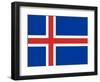 Sovereign State Flag Of Country Of Iceland In Official Colors-Speedfighter-Framed Art Print