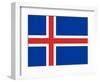 Sovereign State Flag Of Country Of Iceland In Official Colors-Speedfighter-Framed Art Print