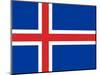 Sovereign State Flag Of Country Of Iceland In Official Colors-Speedfighter-Mounted Art Print