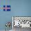 Sovereign State Flag Of Country Of Iceland In Official Colors-Speedfighter-Stretched Canvas displayed on a wall