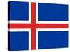 Sovereign State Flag Of Country Of Iceland In Official Colors-Speedfighter-Stretched Canvas