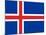 Sovereign State Flag Of Country Of Iceland In Official Colors-Speedfighter-Mounted Art Print