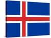 Sovereign State Flag Of Country Of Iceland In Official Colors-Speedfighter-Stretched Canvas