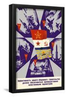 Soviet All Military Branches Propaganda-null-Framed Poster