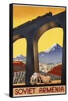 Soviet Armenia Poster-null-Framed Stretched Canvas