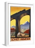 Soviet Armenia Poster-null-Framed Giclee Print