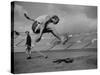 Soviet Athlete Alexandra Chundina Practicing for the Russian Olympics-Lisa Larsen-Stretched Canvas