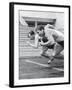 Soviet Athletes Boris Tokarev and Vladimir Suharev Practicing for the Russian Olympics-Lisa Larsen-Framed Premium Photographic Print