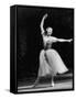 Soviet Ballerina Galina Ulanova Dancing in Title Role of Ballet "Giselle" at the Bolshoi Theater-Howard Sochurek-Framed Stretched Canvas
