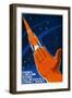 Soviet Citizens Be Proud; the Road to Discovery Is Open-null-Framed Premium Giclee Print