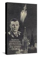 Soviet Cosmonaut Yuri Gagarin, 1961-null-Stretched Canvas