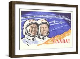 Soviet Cosmonauts-null-Framed Art Print