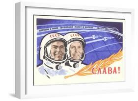 Soviet Cosmonauts-null-Framed Art Print