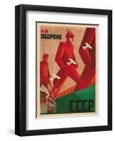 Soviet Defense Poster-null-Framed Art Print