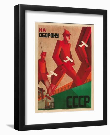 Soviet Defense Poster-null-Framed Art Print