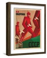 Soviet Defense Poster-null-Framed Art Print