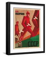 Soviet Defense Poster-null-Framed Art Print