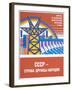 Soviet Energy Poster-null-Framed Giclee Print