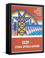 Soviet Energy Poster-null-Framed Stretched Canvas