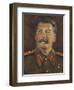 Soviet-Era Art, M.J.V. Stalin By Johannes Saal, 1952, Art Museum of Estonia, Tallinn, Estonia-Walter Bibikow-Framed Photographic Print