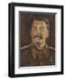 Soviet-Era Art, M.J.V. Stalin By Johannes Saal, 1952, Art Museum of Estonia, Tallinn, Estonia-Walter Bibikow-Framed Photographic Print