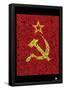 Soviet Flag Text Poster-null-Framed Poster