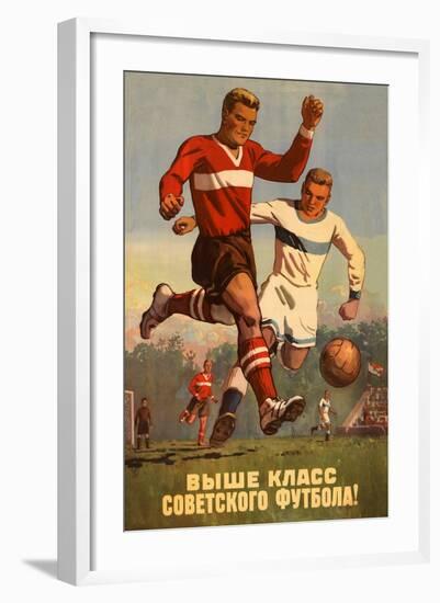 Soviet Football-null-Framed Art Print