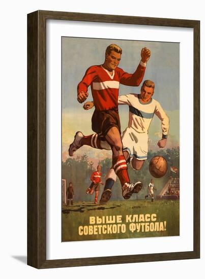 Soviet Football-null-Framed Art Print