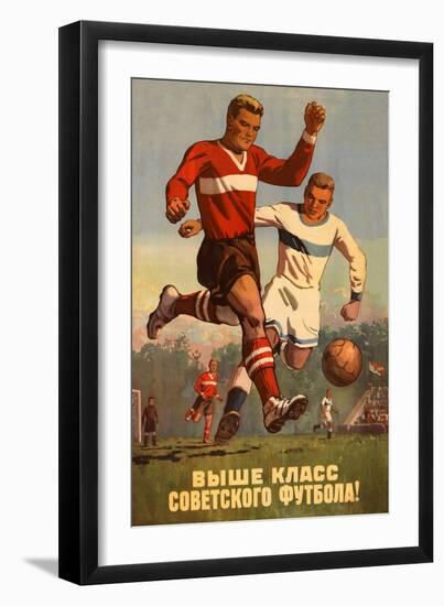 Soviet Football-null-Framed Art Print