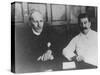 Soviet Leader Josef Stalin with French Writer Romain Rolland, Moscow, USSR, 28 June 1935-null-Stretched Canvas