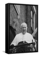 Soviet Leader Nikita Khrushchev in New York, USA, September 1960-null-Framed Stretched Canvas