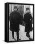 Soviet Leaders Joseph Stalin and Sergei Kirov, Moscow, USSR, 1928-null-Framed Stretched Canvas