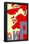 Soviet Lenin Profile Propaganda-null-Framed Poster