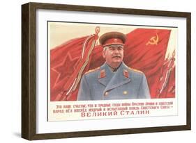 Soviet Military Functionary-null-Framed Art Print