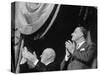 Soviet Nikita S. Khrushchev and Gamal Abdul Nasser Attending Bolshoi Ballet Performance-null-Stretched Canvas